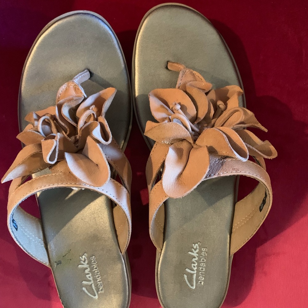 Adorable Clark flip flops